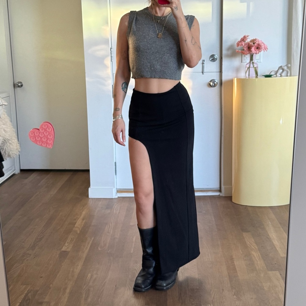Zara Cutout Maxi Skirt